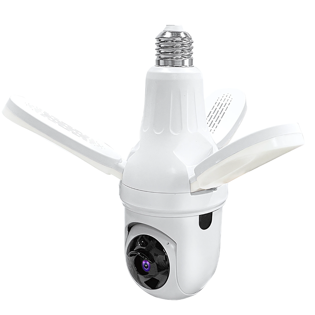 3 Blade Ceiling Light Smart Wi-Fi Security Camera