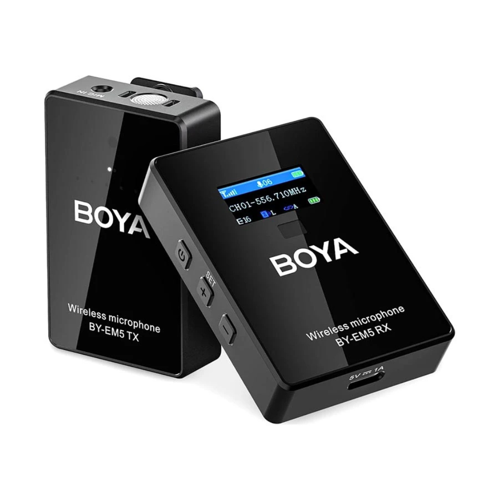 Boya BY-EM5-K1 UHF Wireless Microphone System
